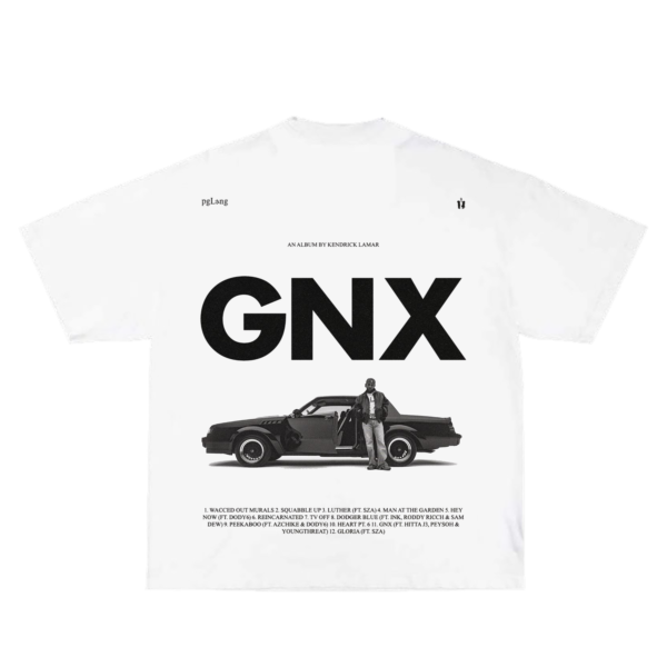 GNX white oversize tshirt