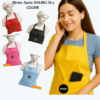 "Lightweight stylish kitchen apron by Mirato"