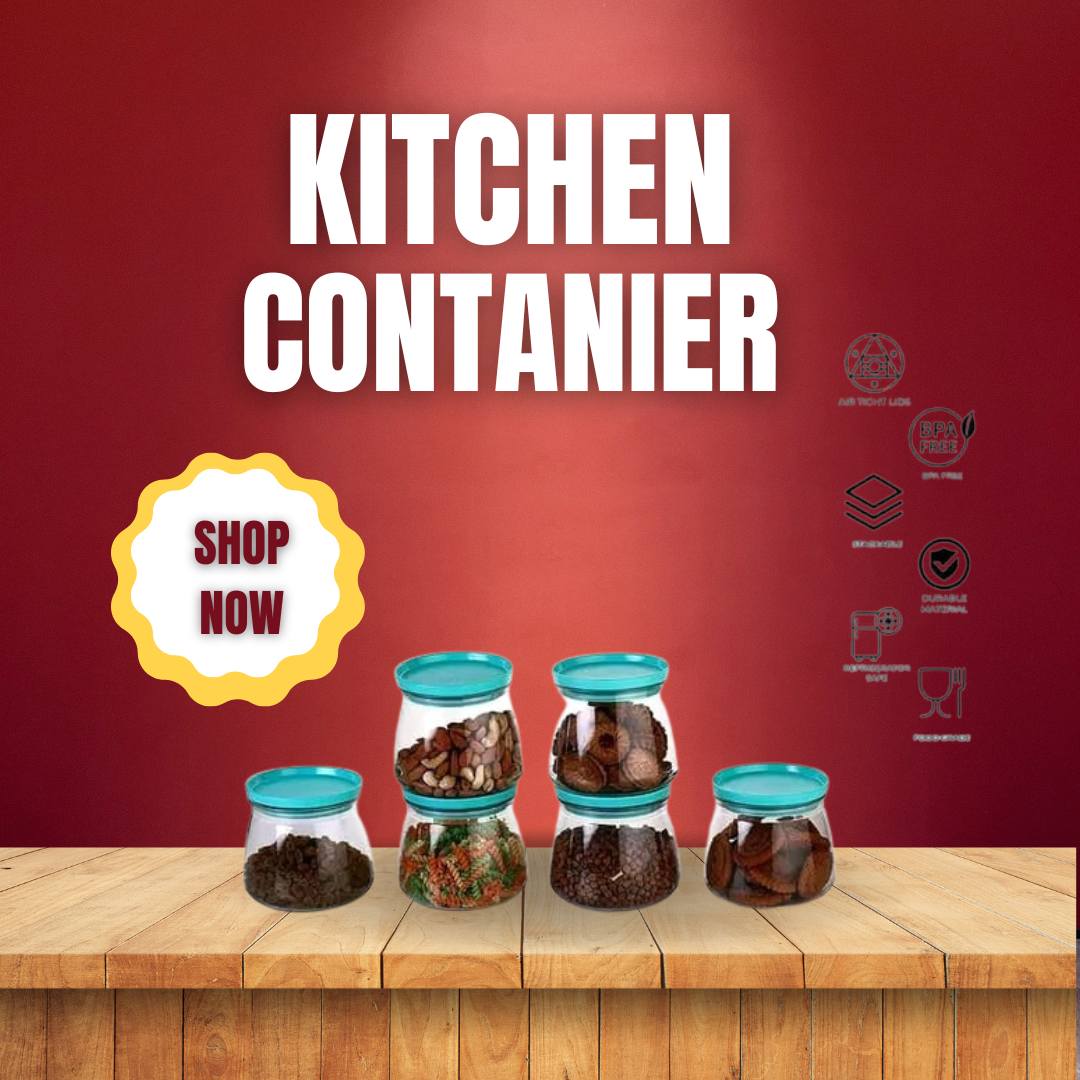 Mirato Plastic Handi Kitchen Container with BPA-Free Airtight Lid